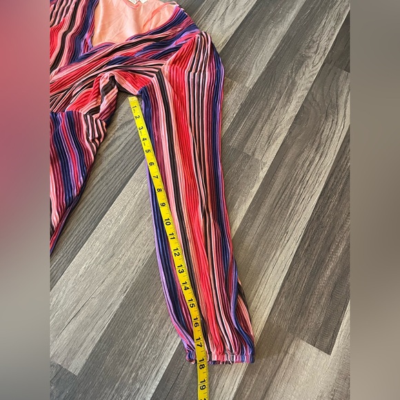 NWT GDP MULTI RED PURPLE STRIPE COCKTAIL DRESS SZ Small - Picture 11 of 13